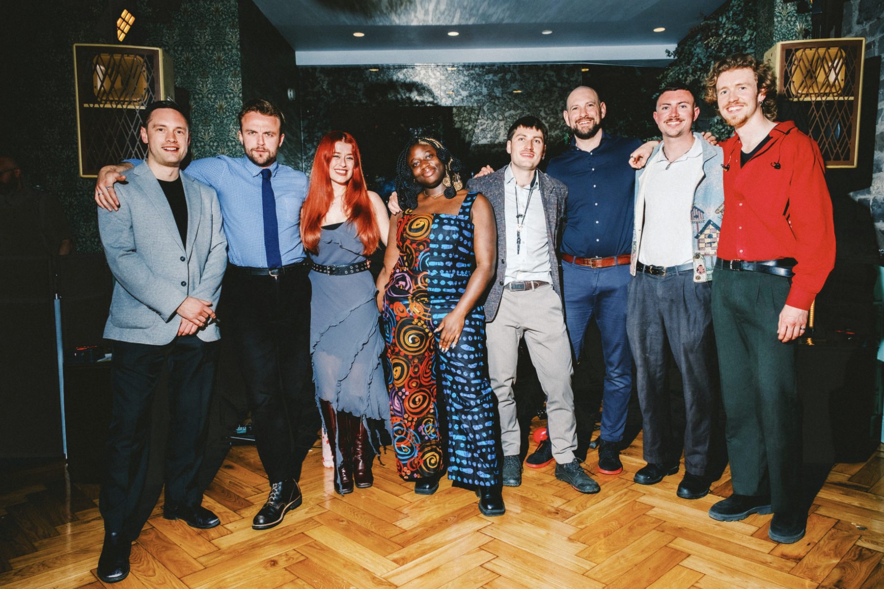 The full band together